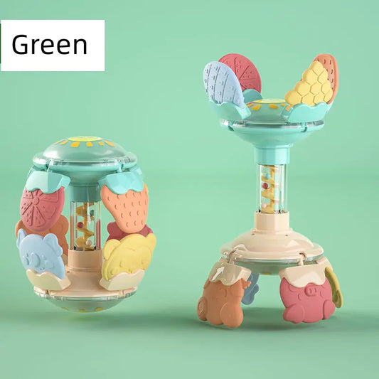 Soft Rubber Baby Rattles and Teether Grip Ball