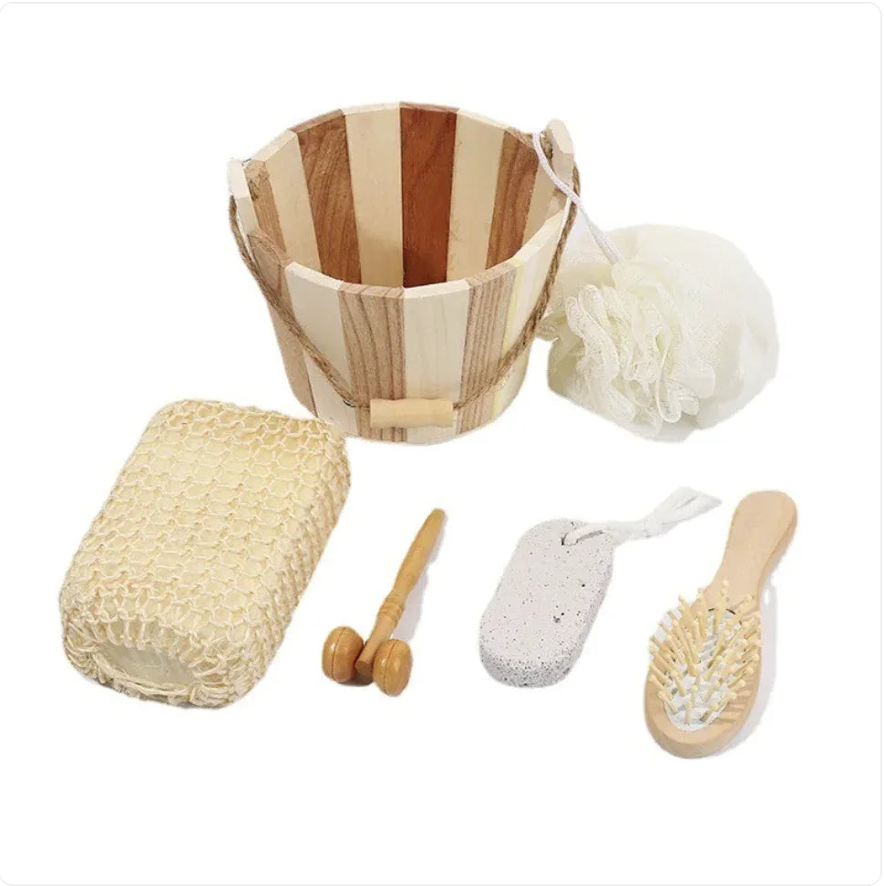 Eco Wooden Bath Set