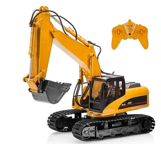 Bulldozer, Loader, Excavator Toy Set
