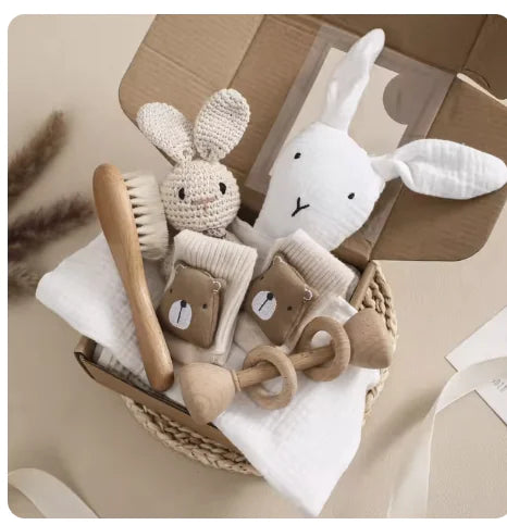 BabyShower Newborn Welcome Kit (Fox/bunny)