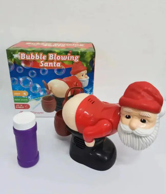 Santa's Musical Bubble Blower with Lights
