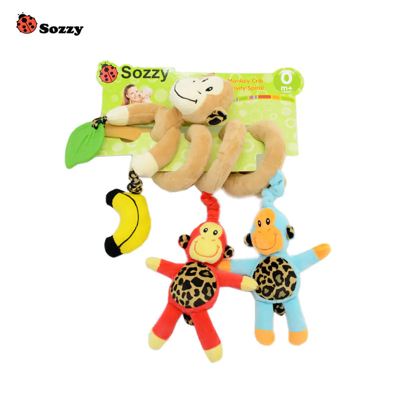 Sozzy Multifunctional Musical Baby Crib Toy with Plush