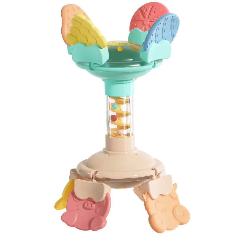 Soft Rubber Baby Rattles and Teether Grip Ball