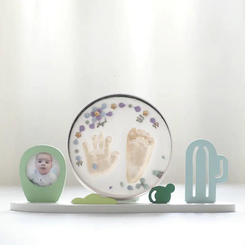 DIY Baby Handprint and Footprint Keepsake Kit