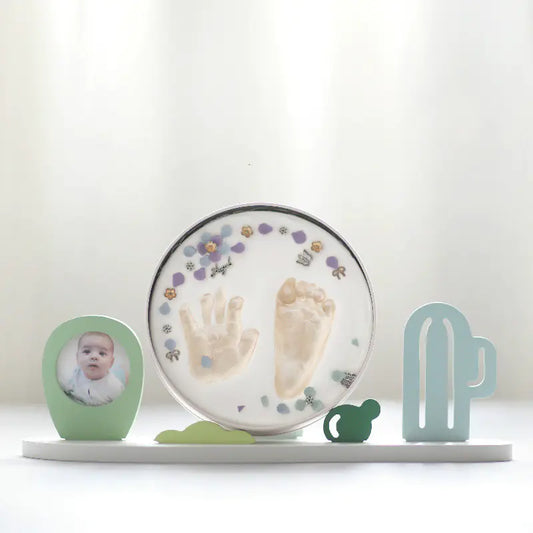 DIY Baby Handprint and Footprint Keepsake Kit