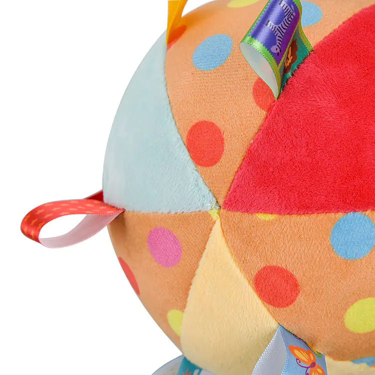 Plush Baby Rattle Ball for Infant Hand Grasping
