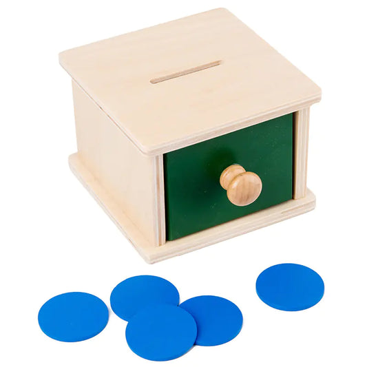 Montessori Wooden Drawer Box for Educational Toys