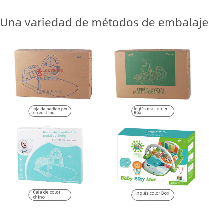 Baby Gym Play Mat with Music Piano for Infants