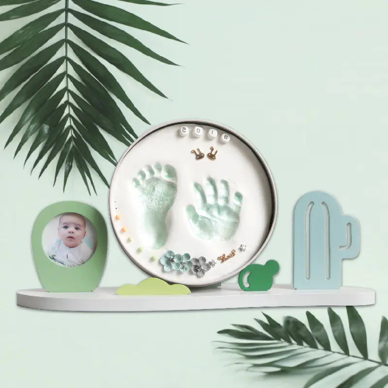 DIY Baby Handprint and Footprint Keepsake Kit