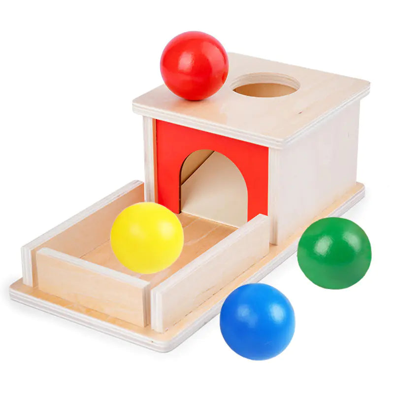 Montessori Wooden Drawer Box for Educational Toys