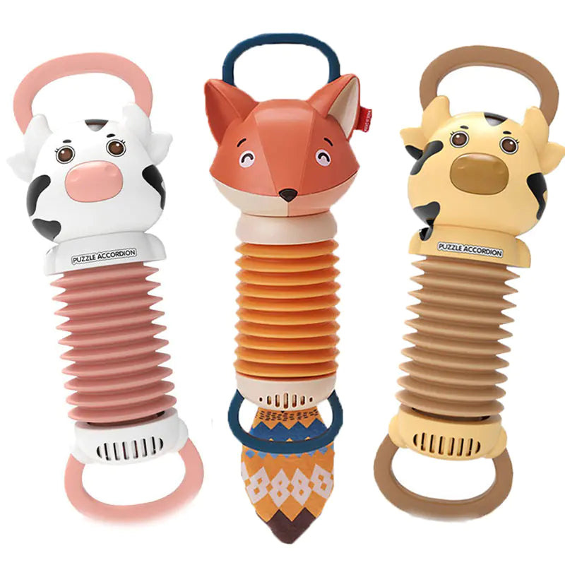 Cute Fox Musical Accordion Toy for Baby Development