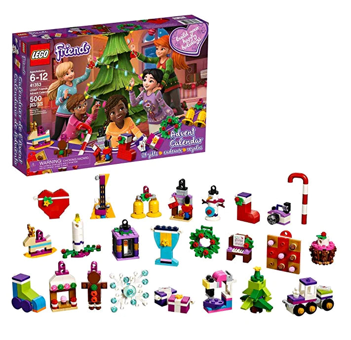 Christmas Countdown Calendar Building Blocks Toy