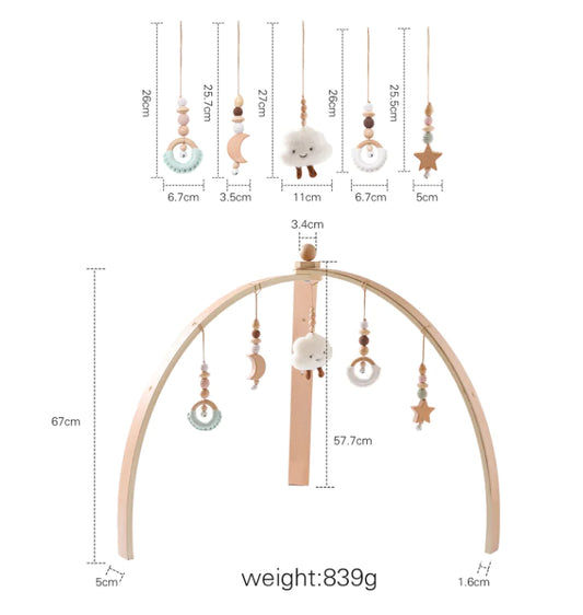 Baby Wooden Gym Frame