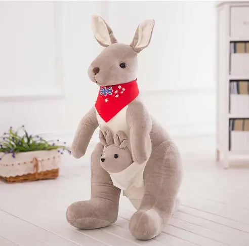 Plush Toy Kangaroo Set - Mother and Baby