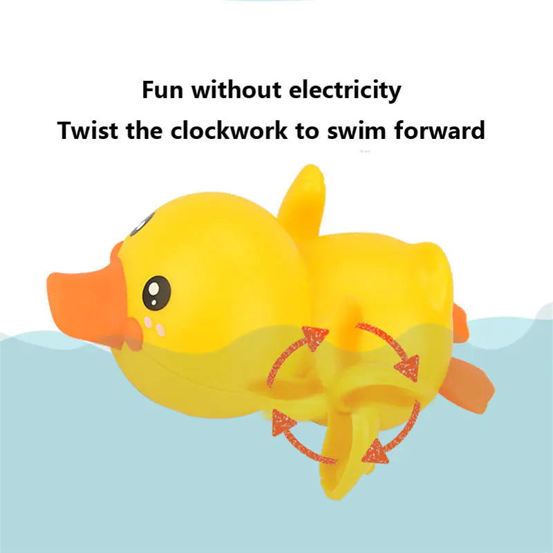 Wind-Up Bath Duck Toy for Kids