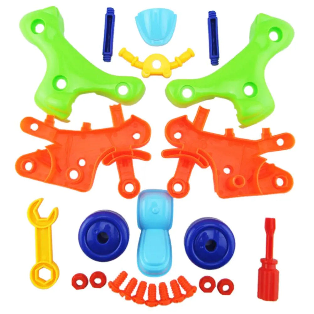 Motorcycle Assembly Toy - Plastic Educational Toy