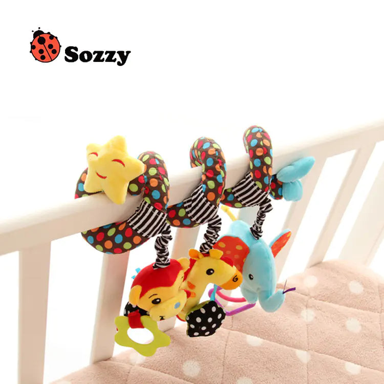 Sozzy Multifunctional Musical Baby Crib Toy with Plush