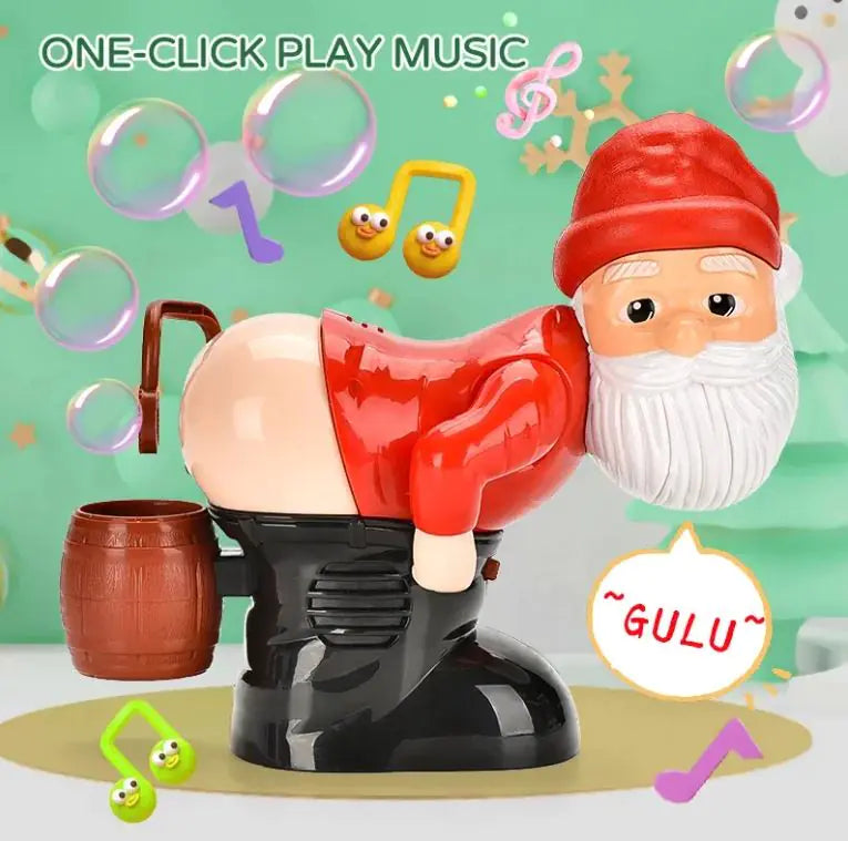 Santa's Musical Bubble Blower with Lights