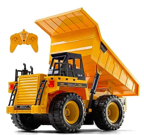 Bulldozer, Loader, Excavator Toy Set