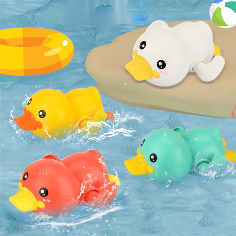 Wind-Up Bath Duck Toy for Kids