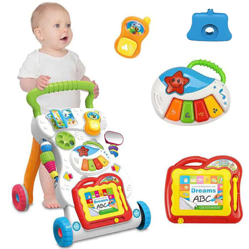 Baby Stroller, Walker Toy, Musical Push Cart