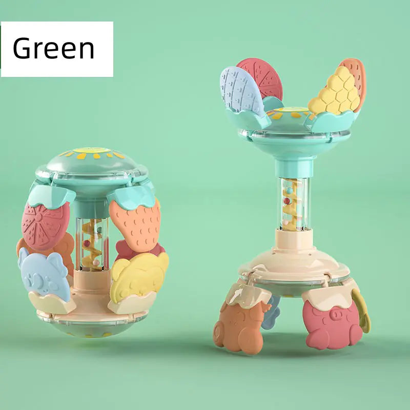 Soft Rubber Baby Rattles and Teether Grip Ball