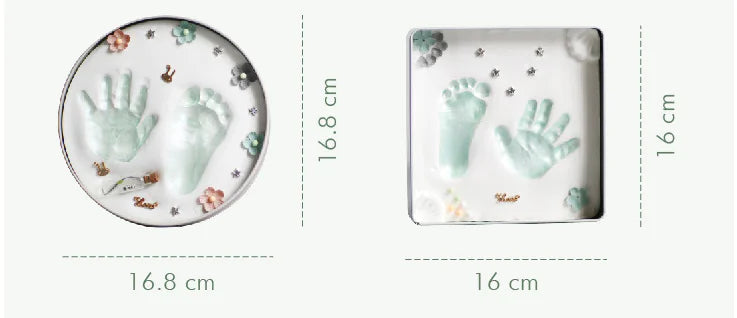 DIY Baby Handprint and Footprint Keepsake Kit