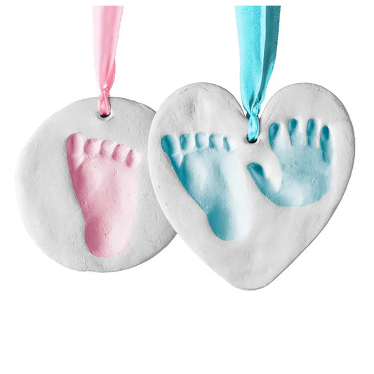 Baby Handprint and Footprint Frame - Newborn Keepsake