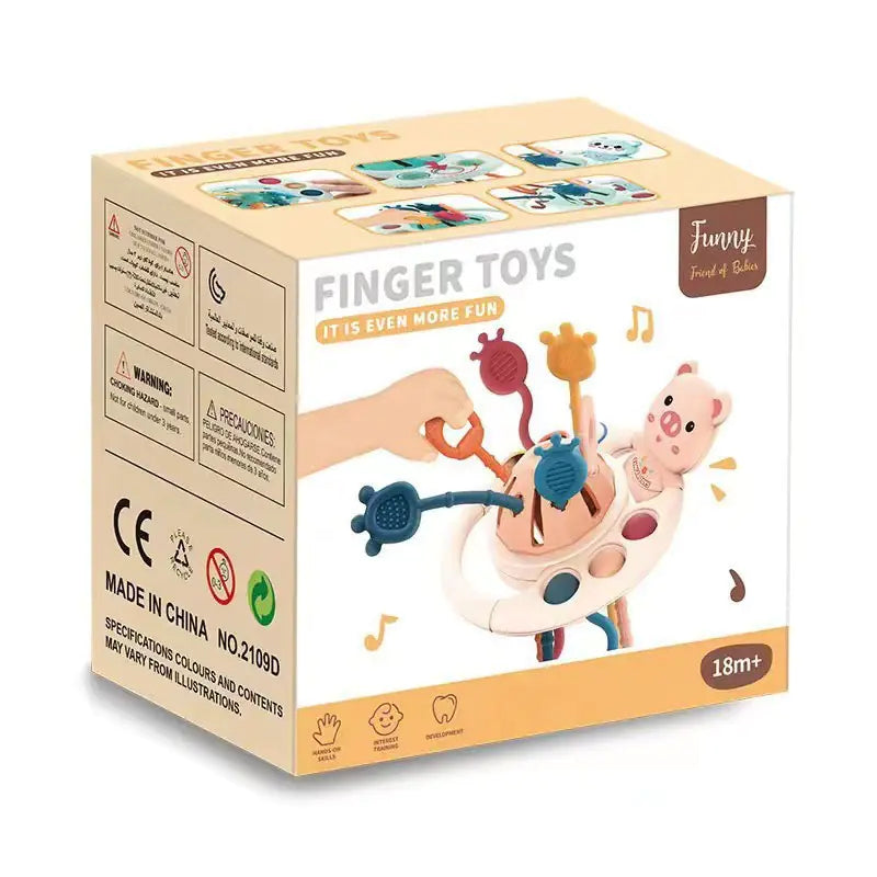 Cross-Border Baby Toy for Teething and Finger Exercise