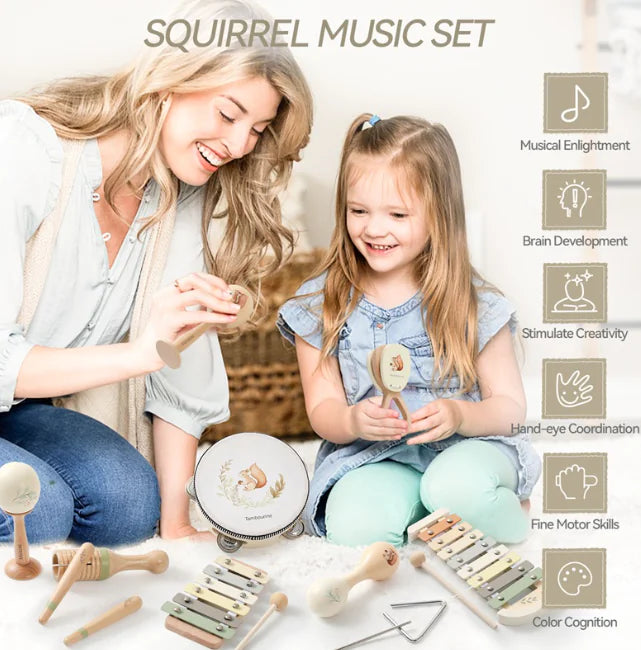 Baby Wooden Musical Toy Set