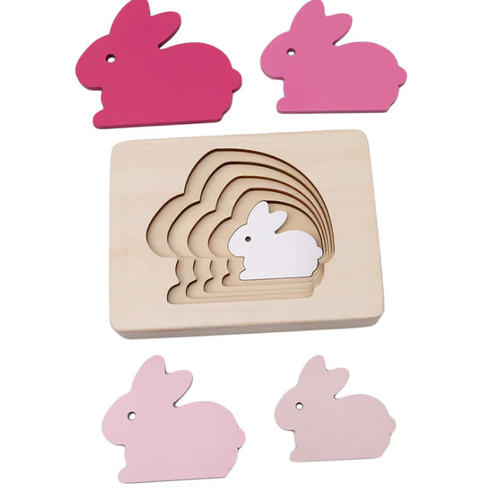 Wooden Montessori Puzzle for 1-3 Year Olds