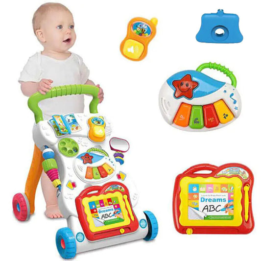 Baby Stroller, Walker Toy, Musical Push Cart