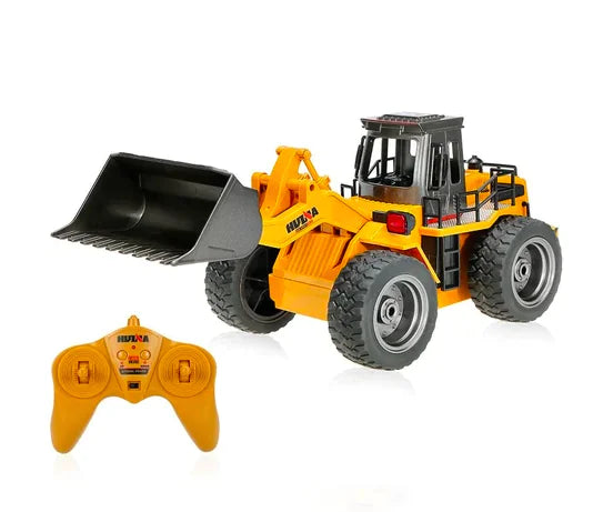Bulldozer, Loader, Excavator Toy Set
