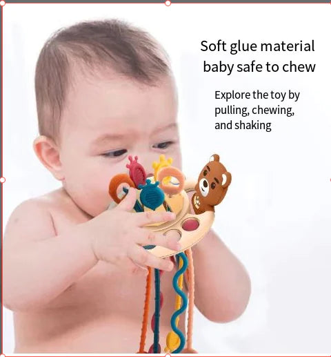 Cross-Border Baby Toy for Teething and Finger Exercise