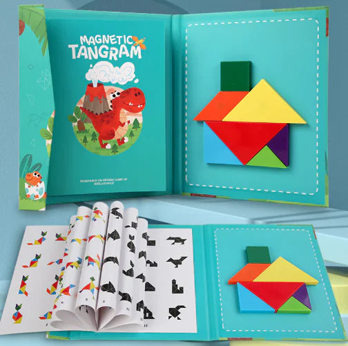 Montessori Magnetic Wooden Puzzle Board for Kids