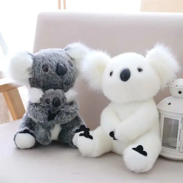 Cute Plush Koala Toy Set - Mother and Baby Dolls