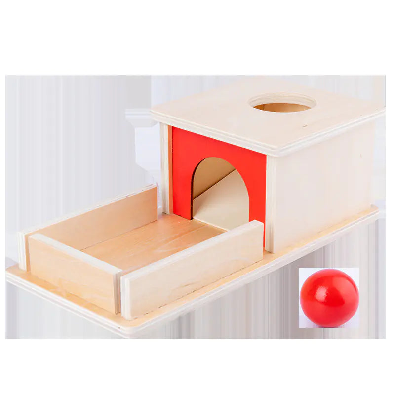 Montessori Wooden Drawer Box for Educational Toys