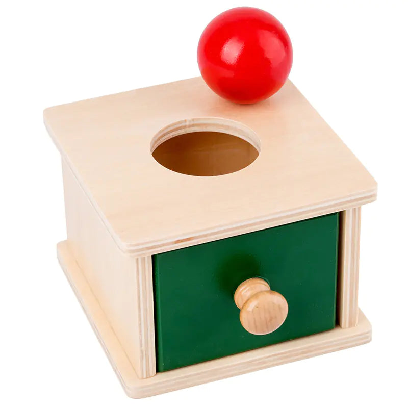 Montessori Wooden Drawer Box for Educational Toys