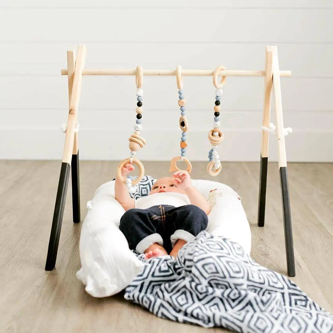 Kids Fitness Equipment, Baby Gym Rack, Wooden Craft