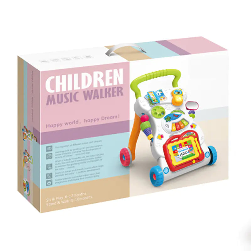 Baby Stroller, Walker Toy, Musical Push Cart