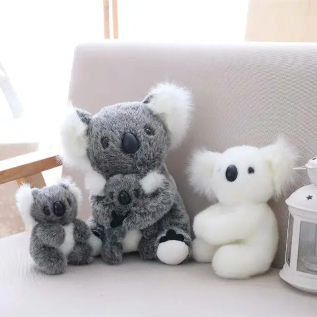 Cute Plush Koala Toy Set - Mother and Baby Dolls