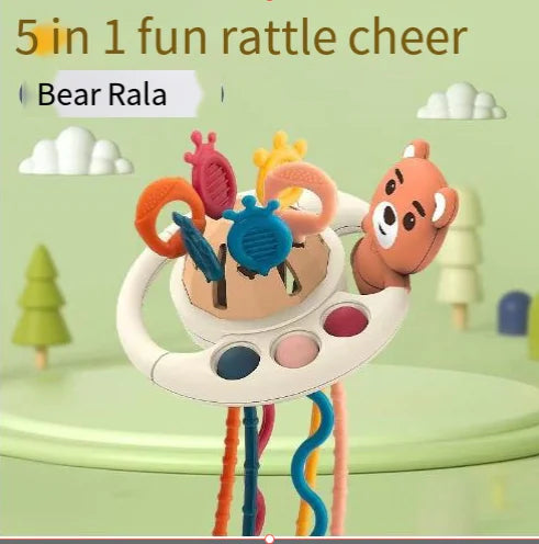 Cross-Border Baby Toy for Teething and Finger Exercise