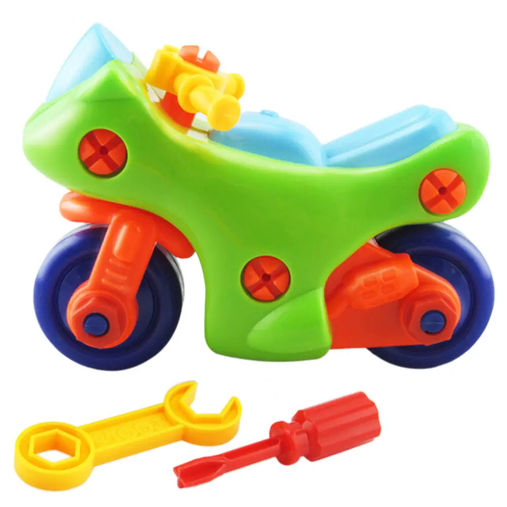 Motorcycle Assembly Toy - Plastic Educational Toy