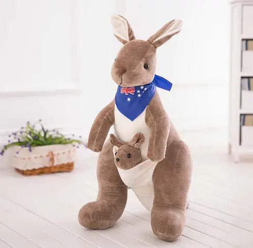 Plush Toy Kangaroo Set - Mother and Baby