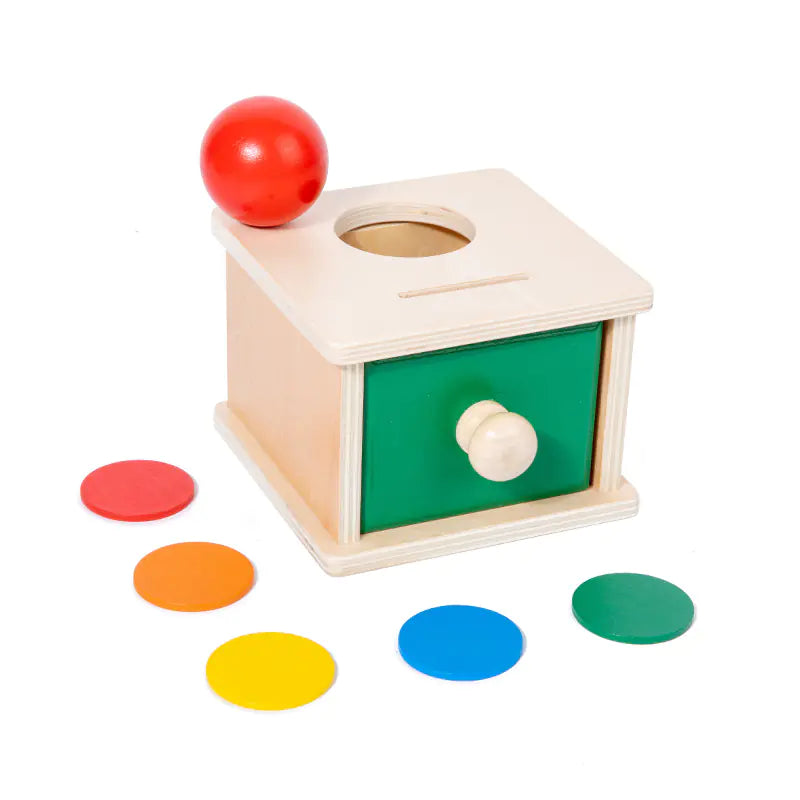 Montessori Wooden Drawer Box for Educational Toys