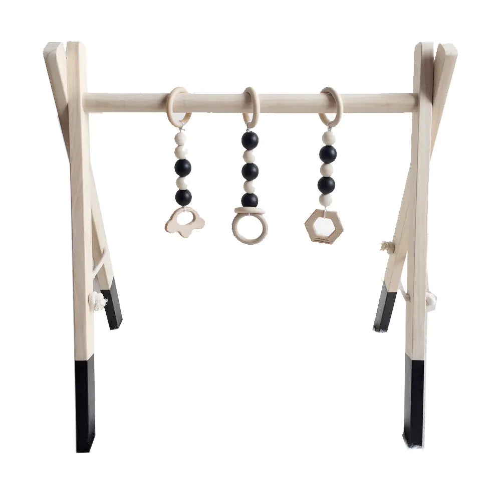 Kids Fitness Equipment, Baby Gym Rack, Wooden Craft