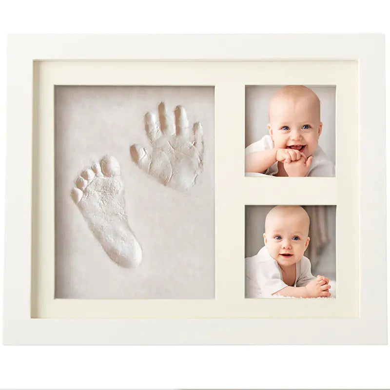 Baby Handprint and Footprint Frame - Newborn Keepsake