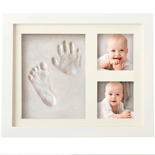Baby Handprint and Footprint Frame - Newborn Keepsake
