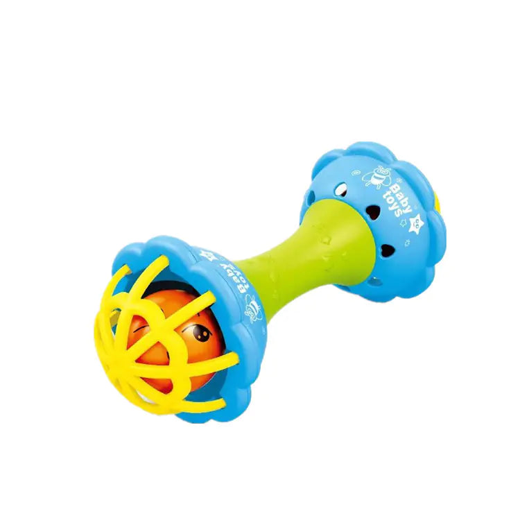 Soft Rubber Baby Grasp Ball Rattle - Sensory Toy