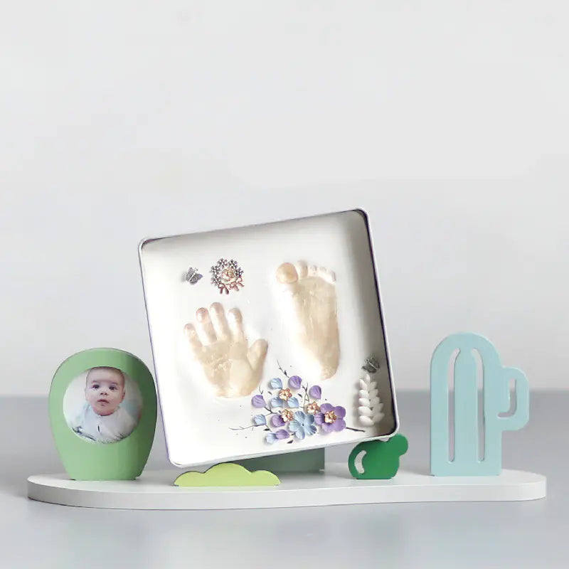 DIY Baby Handprint and Footprint Keepsake Kit